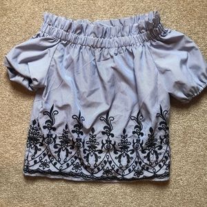 Off shoulder blouse
